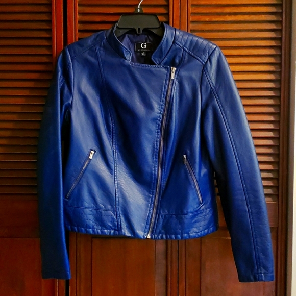 G by Giuliana Vegan moto jacket - Picture 1 of 5